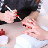 6 pennelli per unghie con cappuccio Gel UV per unghie Pennello per unghie acrilico Pennello per gel per unghie Set parziale di pennelli per nail art