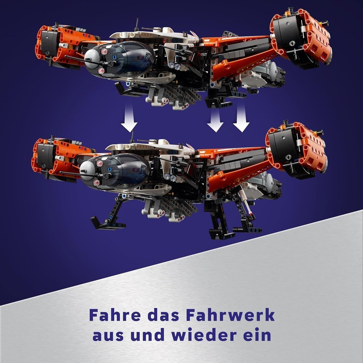 LEGO Technic Vtol Space Transporter LT81, set di costruzione spaziale, giocattolo spaziale, astronave, set da gioco Mini Rover, regalo per ragazzi e ragazze di età superiore a 10 anni 42181 Set di costruzione Acquista il negozio LEGO
