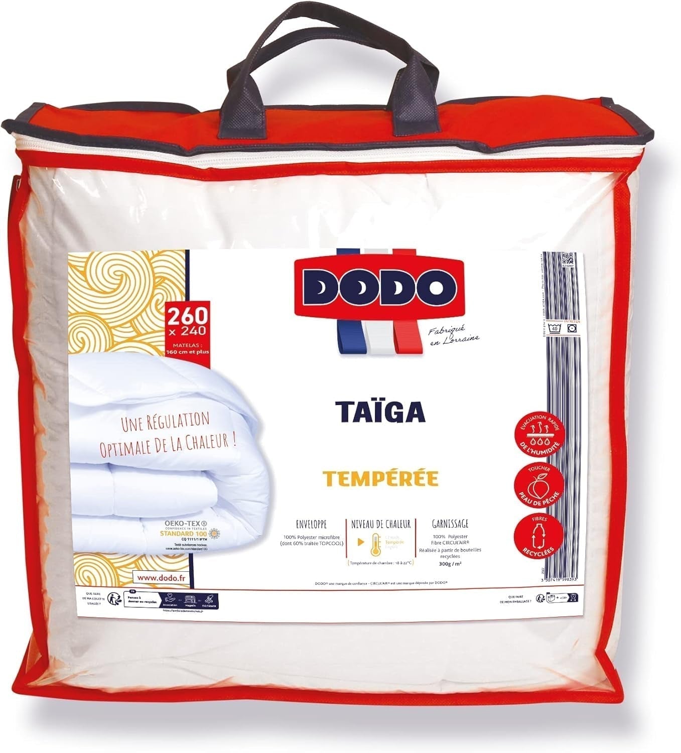 DODO trapunta trapuntata sintetica temperata, Taiga 240/260 Trapunte e trapunte Naty Shop