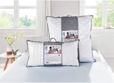 Badenia Trendline Cuscino Comfort con fodera in cotone, 40 X 80 cm, bianco, certificato Oeko-Tex, prodotto secondo lo standard di qualità tedesco Naty Shop cuscini standard