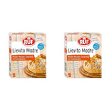 RUF Lievito Madre Sauerteig, Milder Weizen-Sauerteig, Mutterteig, Kurze Teigruhe Durch Enthaltene Trockenhefe, Lievito Madre Getrocknet Für Brot, Baguette, Focaccia, 3X35G Miscela per panificazione e cottura Naty Shop 35 G (6Er Pack) Kurze Teigruhe