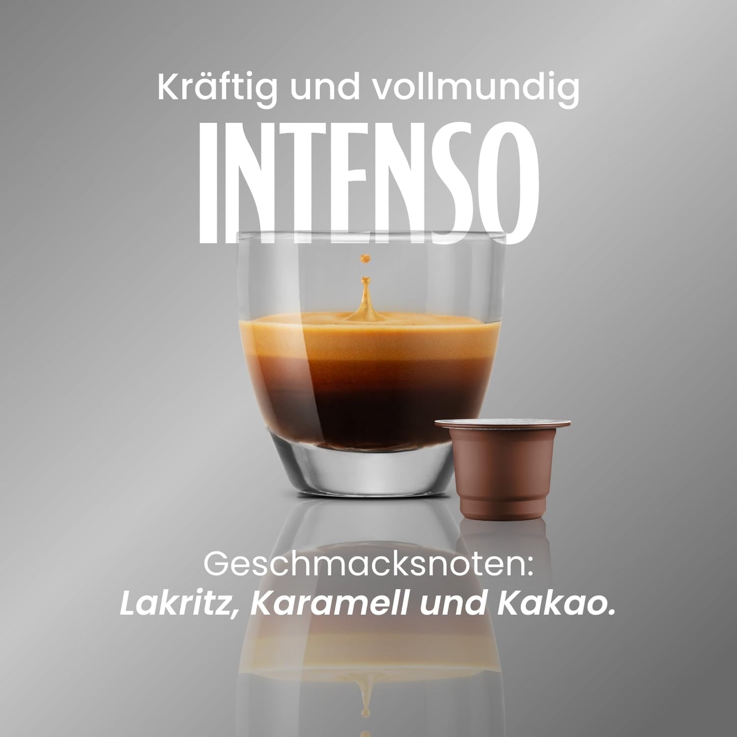 Caffè Vergnano 1882 - Èspresso Kompostierbare Kaffeekapseln , compatibile con Nespresso, Intenso (Intenso) - Packung Enthält 100 Kapseln
