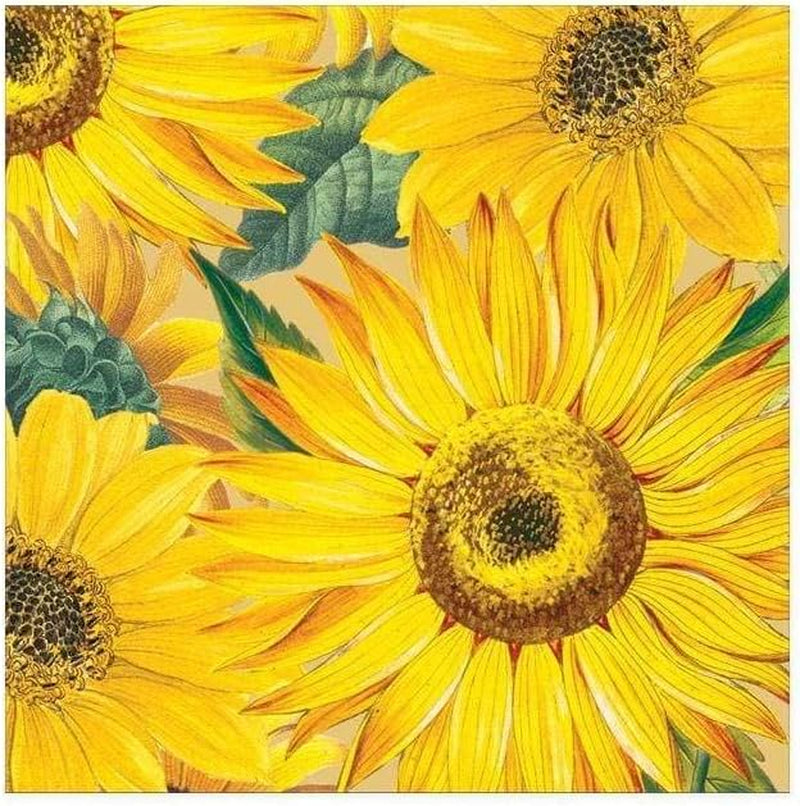 Tovaglioli di carta girasole, confezione da 20 pezzi
