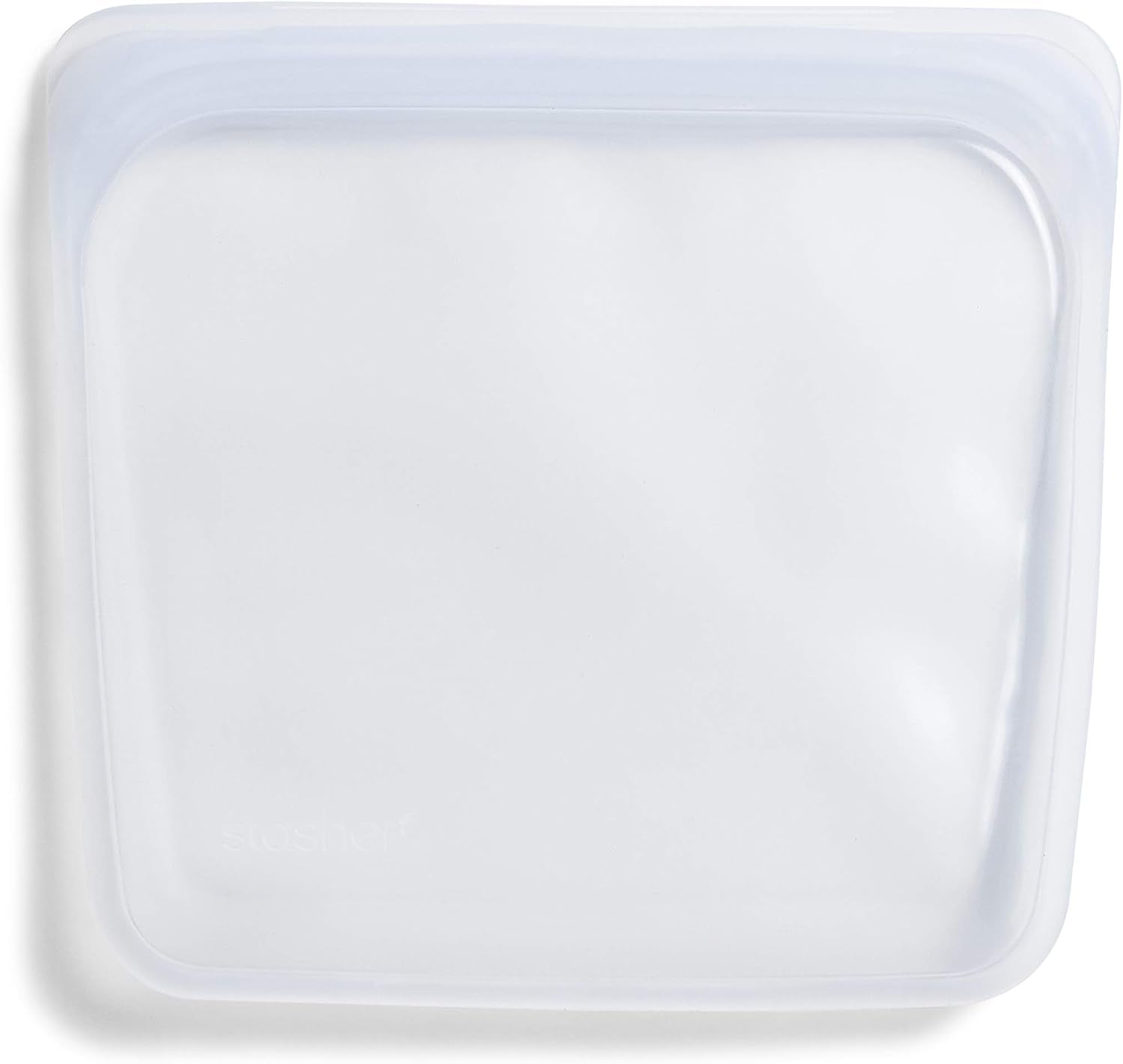 Stasher Bag Borsa riutilizzabile per alimenti in silicone premium Borsa per panini Trasparente Resistente Lavabile in lavastoviglie Congelatore Sicura Borsa per il pranzo ecologica A prova di perdite Scatole per la conservazione degli alimenti da 828 ml Naty Shop