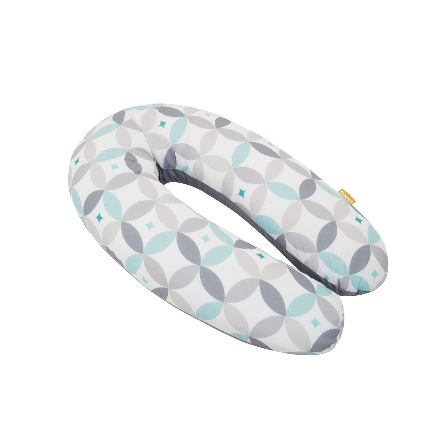 Badabulle Cuscino allattamento e soffice cuscino gravidanza, 150 cm, inclusa fodera, forma ergonomica Accessori Alimentazione e Allattamento Bebe Naty Shop Graphic