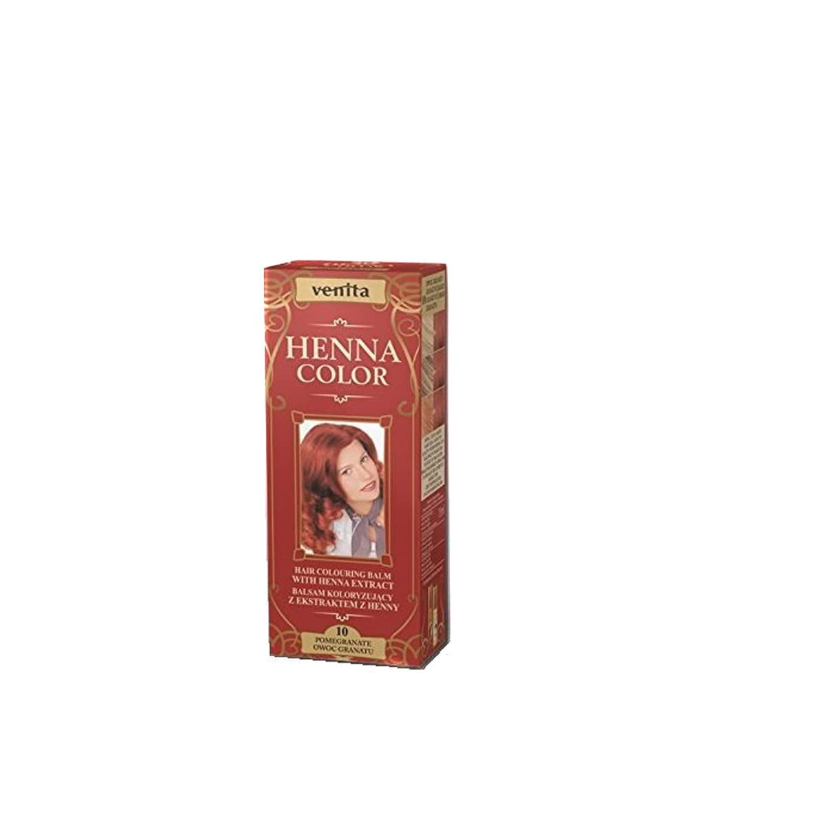 Hennè Color 111 Balsamo Naturale per Capelli Biondi Colore Capelli Effetto Colorante Naturale per Capelli Hennè Eco Tintura per Capelli Naty Shop Rosso Chiaro 75 Ml (1 Confezione)