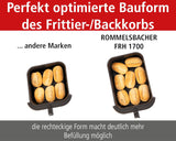 ROMMELSBACHER Friggitrice ad aria calda con finestra FRH 1700, 10 programmi, silenziosa Elettrodomestici Naty Shop