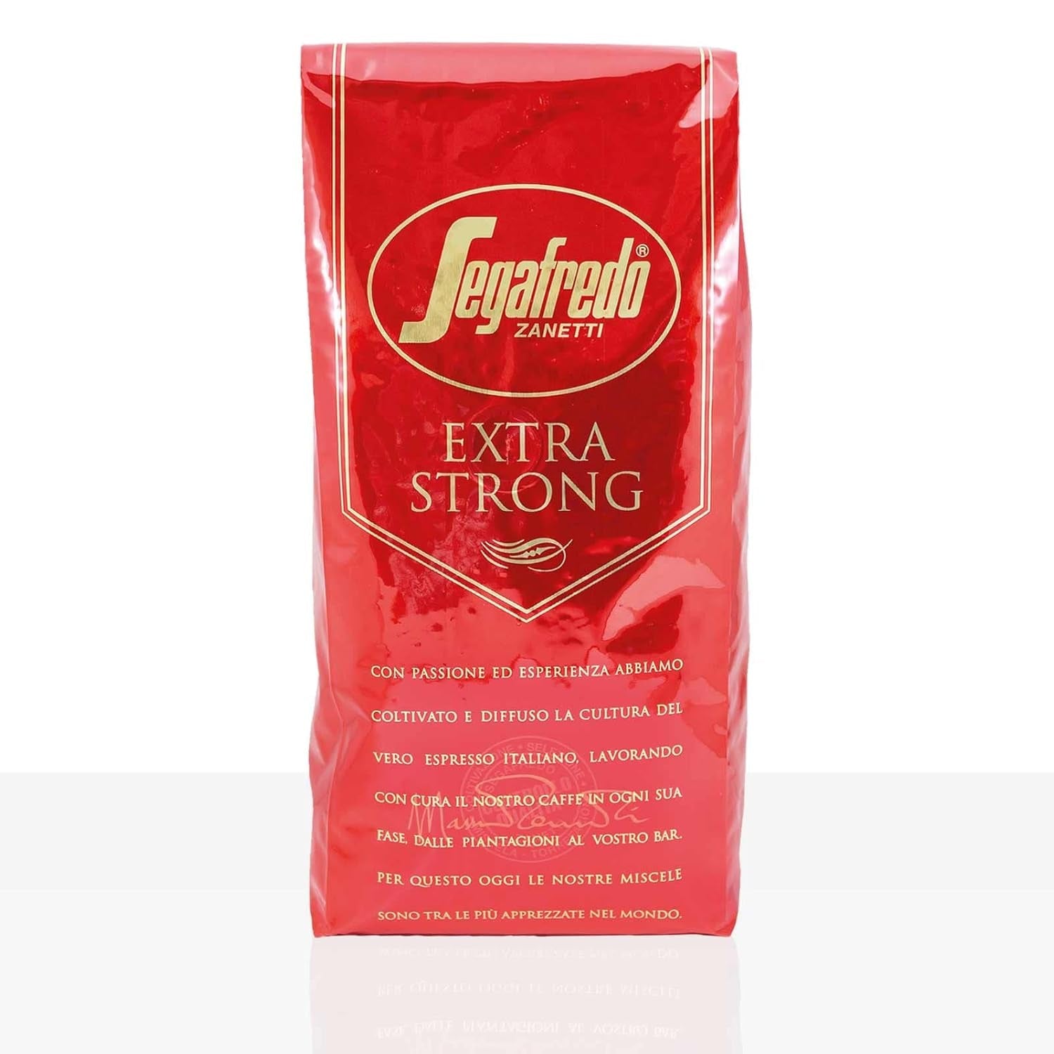 Segafredo Extra Strong Espresso - 8 chicchi di caffè x 1 kg