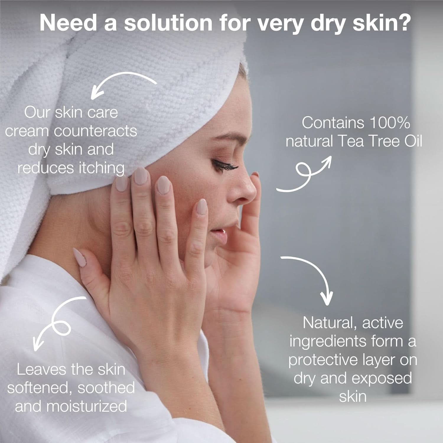 Crema skincare per pelli molto secche, 100 ml Cosmetici e Beauty Naty Shop
