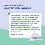 Naïf - Salviette umidificate con lozione senza plastica - 1296 pezzi (24 confezioni da 54 salviette) - per neonati e bambini - Culetto, corpo e viso del neonato - con Aloe Vera e Bambù - 0% Fragranza e Alcol