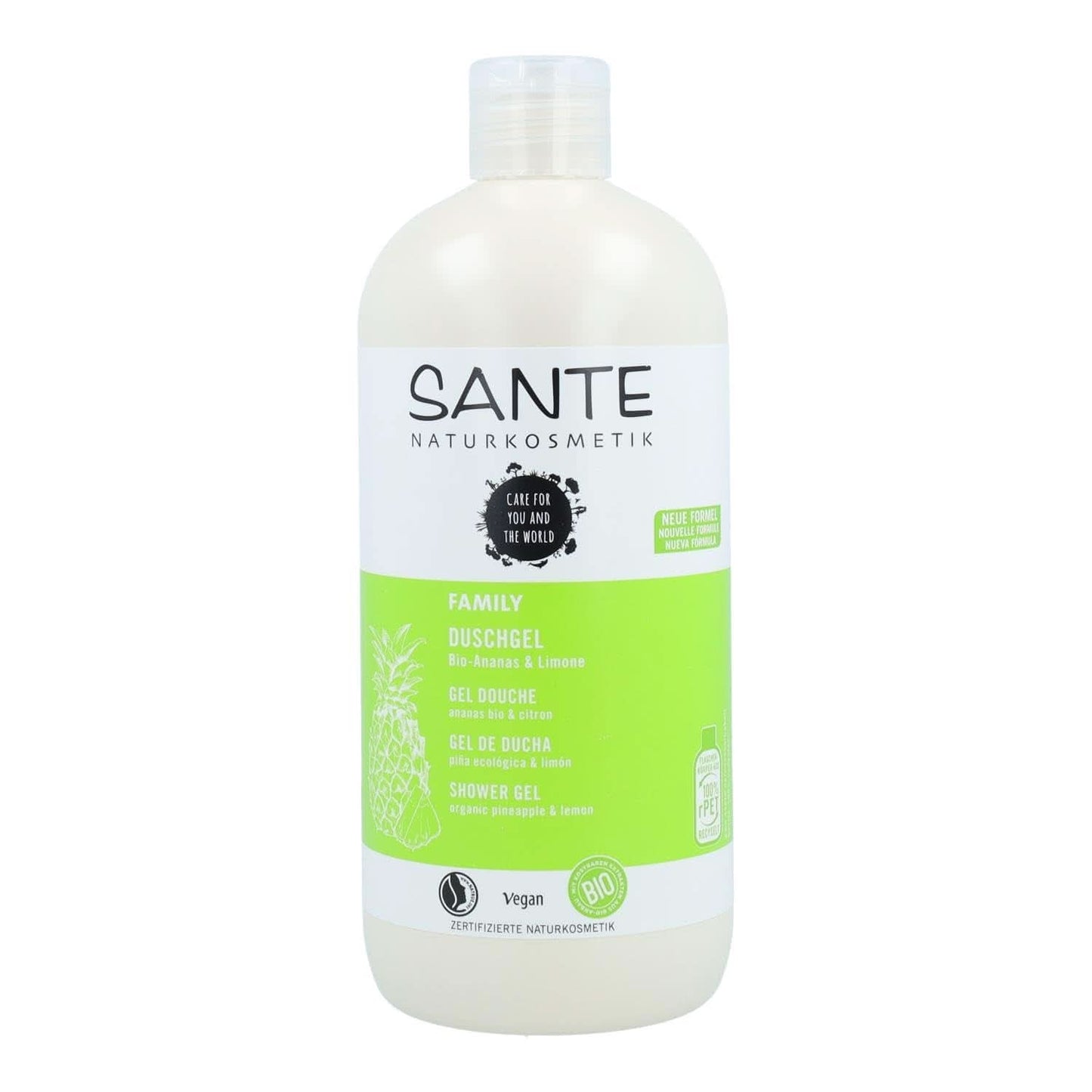SANTE Natural Cosmetics Gel doccia rinfrescante al profumo di agrumi, 950 ml Doccia e bagno Naty Shop 500 ml Fruttato, fresco