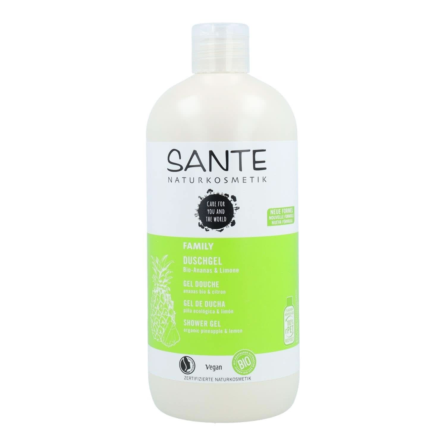 SANTE Natural Cosmetics Gel doccia rinfrescante al profumo di agrumi, 950 ml Doccia e bagno Naty Shop 500 ml Fruttato, fresco