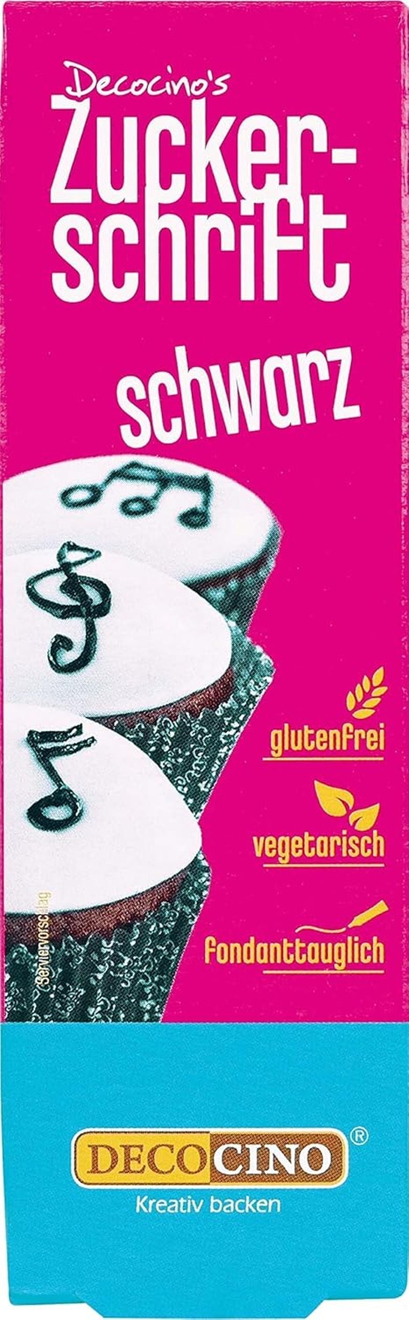 Decocino Scritta Zucchero Rosso - Scritta Colorante Alimentare - Pratico Tubo per Etichettare Fondente e Glassa - Decorazioni da Forno per Torte, Torte e Cupcakes! (Confezione da 2)