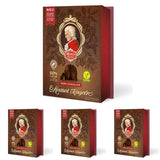 Reber Mozart palline al cioccolato fondente, confezione da 6 con marzapane e torrone, vegan - 1 x 120 g