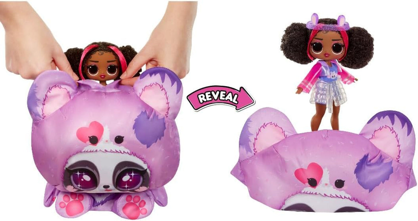 LOL Sorpresa! Costume da preadolescente, cerchi a sorpresa, bambola alla moda carina con costume gonfiabile da panda viola e tante sorprese, tra cui moda e accessori fantastici - Ideale per bambini dai 4 anni in su