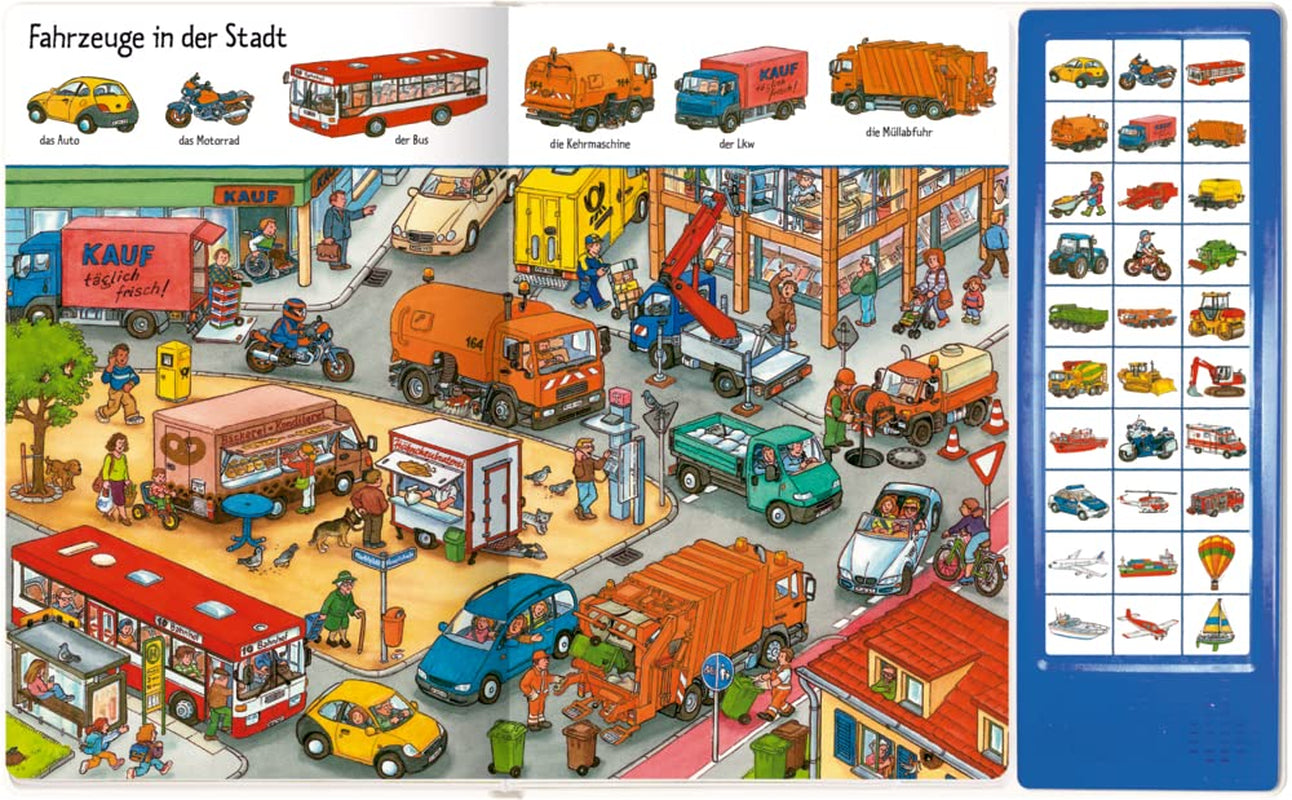 Tanti suoni dei veicoli: 30 suoni (cerca immagini - trova parole) Bebe Naty Shop Toys