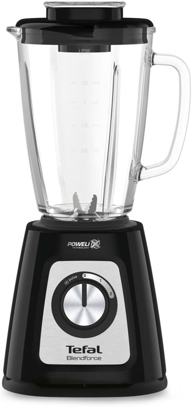 Tefal BL435831 BL4358 Robot da cucina, Vetro, 1,75 Litri, Schwarz Cucina Naty Shop