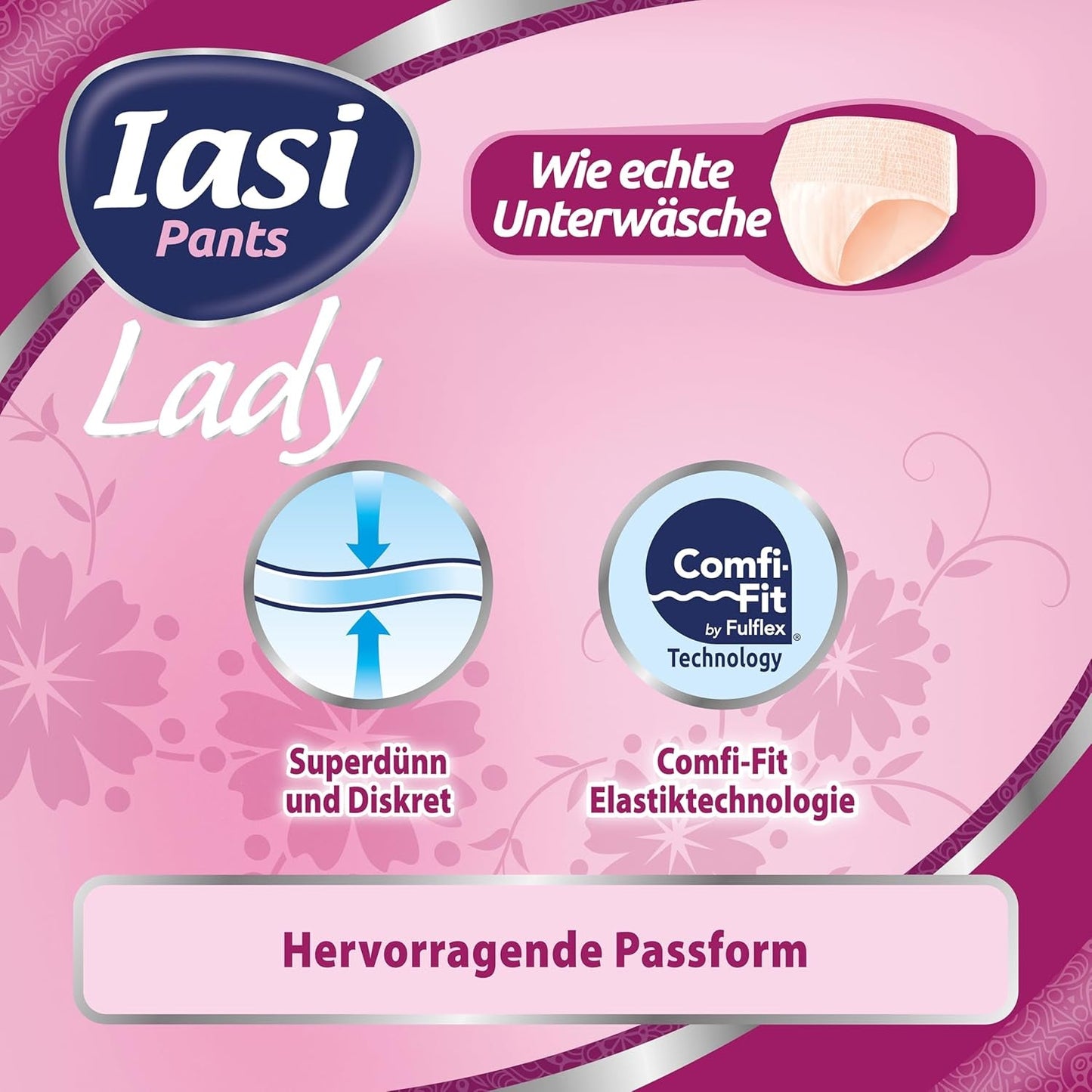 LADY Pants 48 Pantaloni Monouso per Incontinenza Urinaria Assorbente Taglie Forti S da Donna 48 Pz