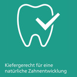 Succhietti ultra morbidi Philips AVENT - confezione da 4 succhietti extra morbidi senza BPA per bambini di età compresa tra 0 e 6 mesi, inclusa custodia per il trasporto e sterilizzazione (modello SCF091/35)