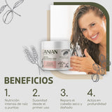 ARGÁN nutrizione y suavidad mascarilla 350 ml Maschera per capelli Naty Shop