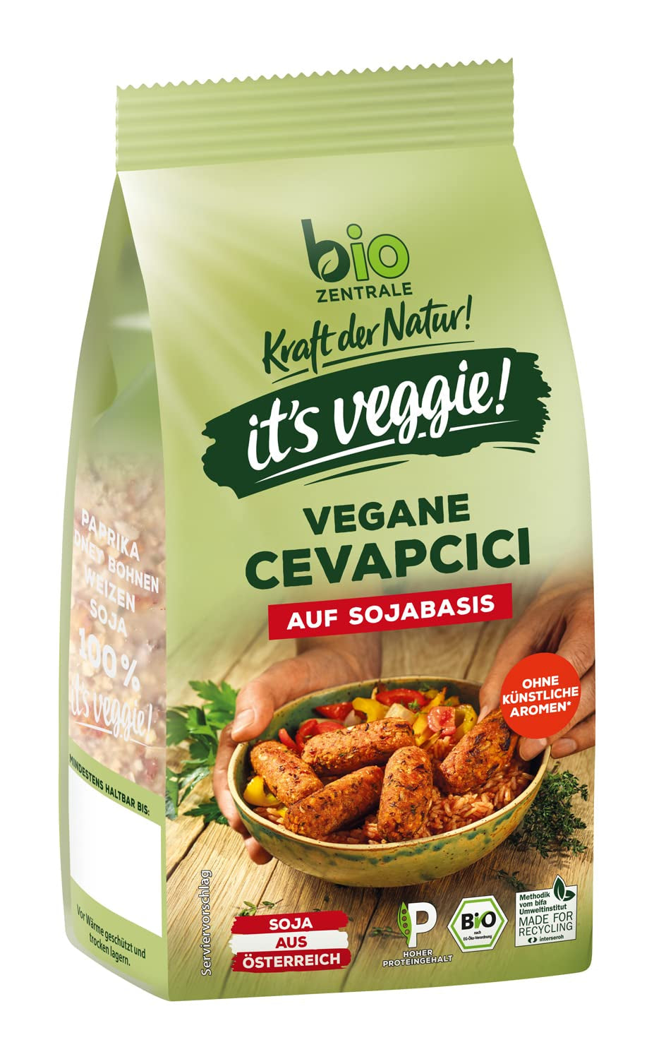 Biozentrale Bulgur in vaschetta con verdure e zenzero | 200 g perfetti per un pasto veloce da asporto | fonte di proteine ​​vegane | facile da preparare