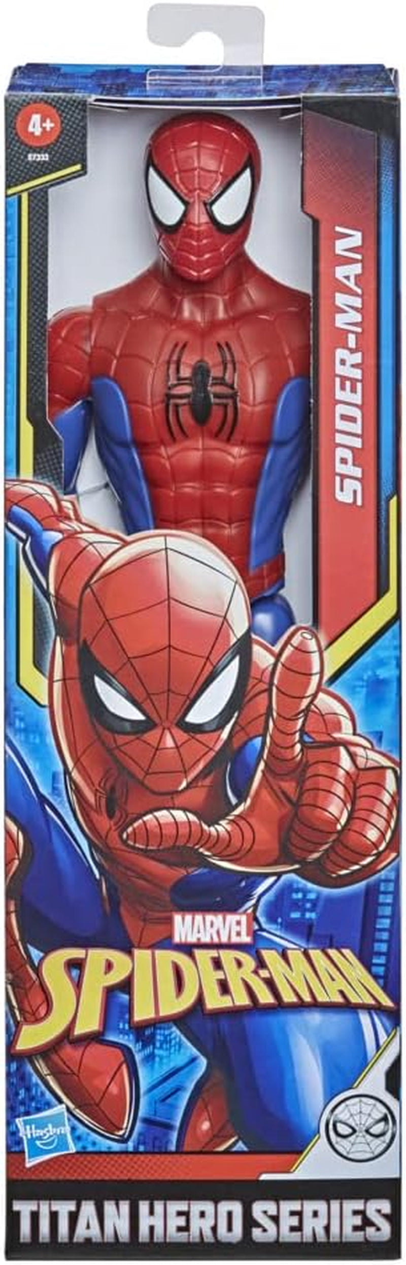 Marvel Titan Hero Series Action Figure di Spider-Man Supereroe alto 30 cm con arti mobili compatibile con altri giocattoli di Spider-Man per bambini 5+ Action Figure Naty Shop