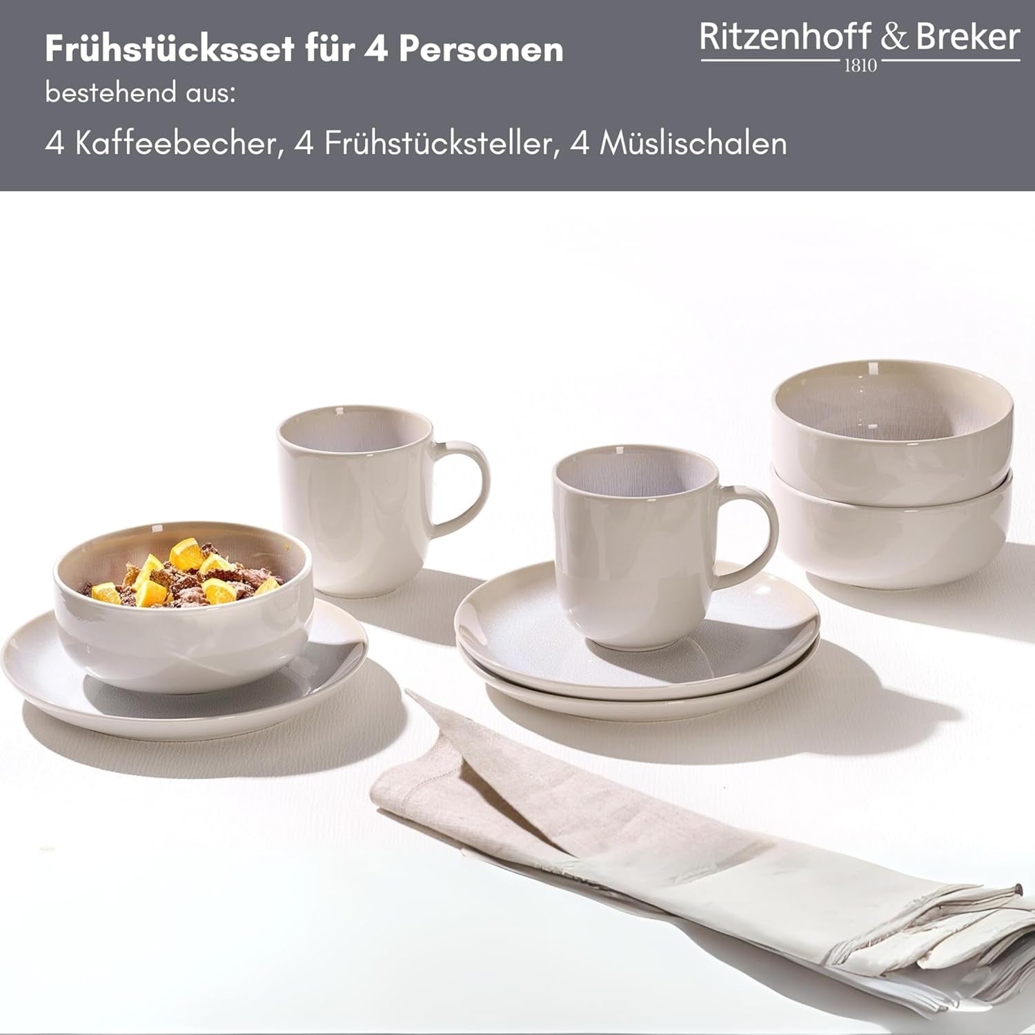 Ritzenhoff & Breker Laredo Set Colazione, 12 Pezzi - DS