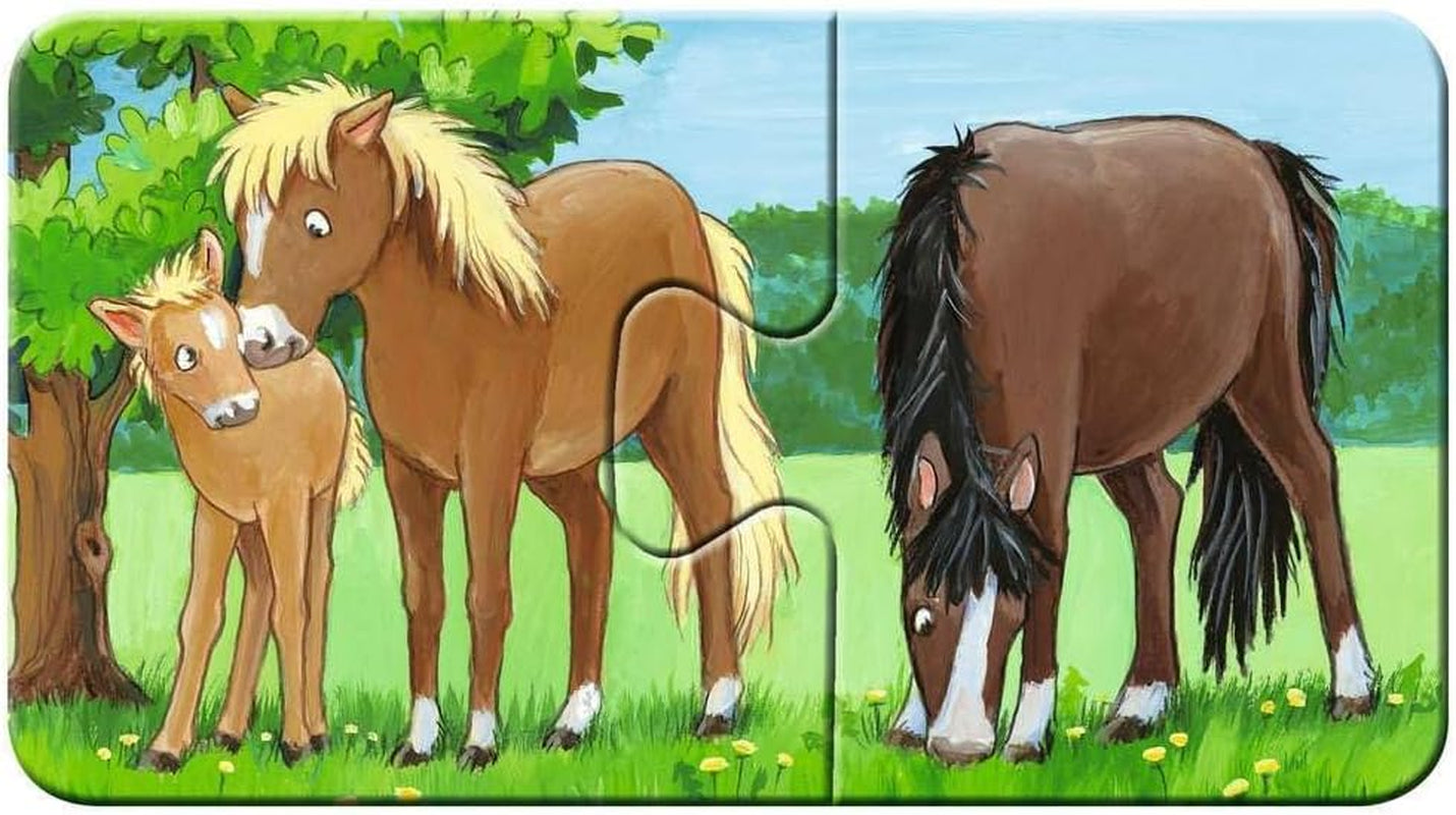 Ravensburger Puzzle per Bambini - 05072 Famiglie di Animali della Fattoria - Il Mio Primo Puzzle 9X2 - Puzzle per Bambini di 2 Anni Naty Shop