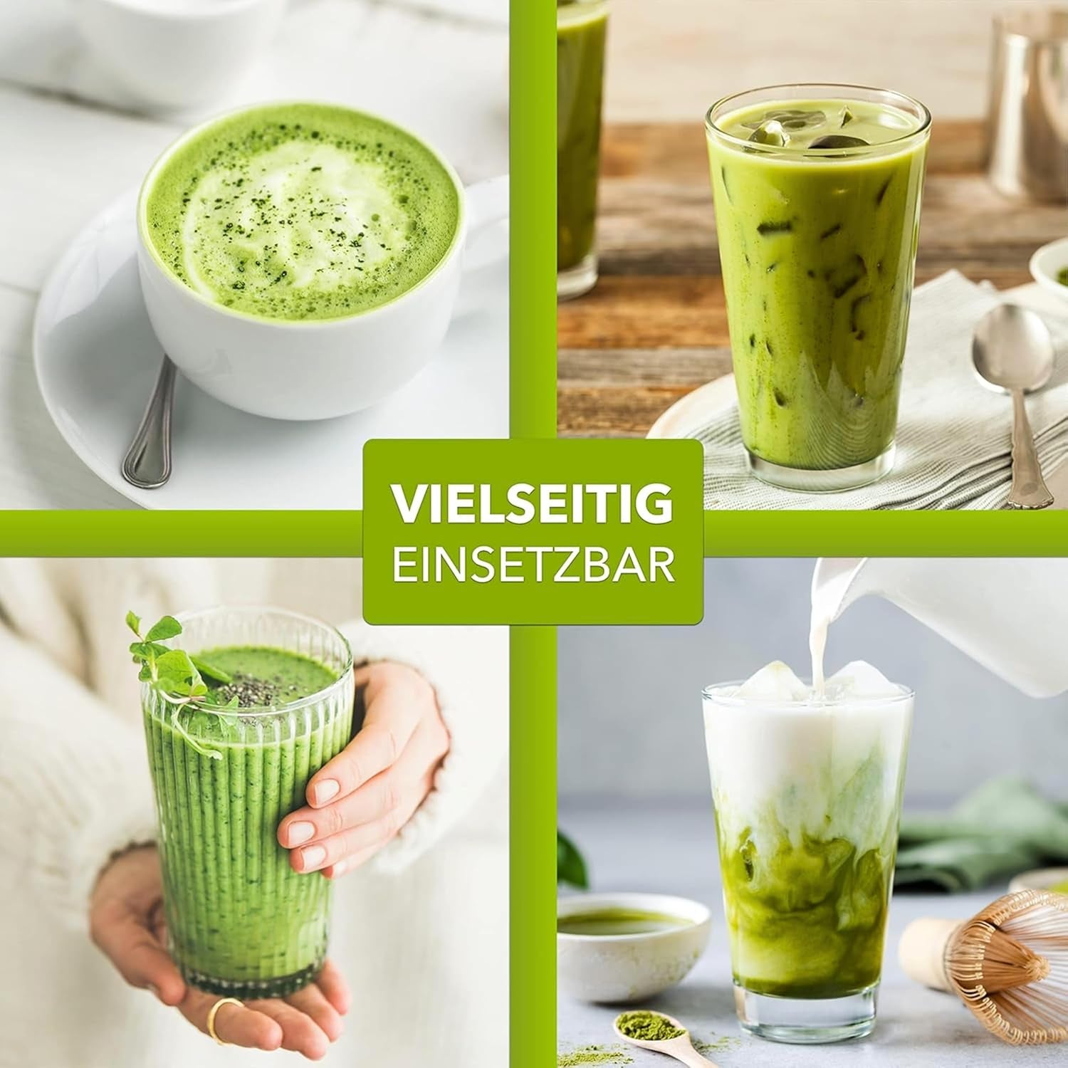 Matchamagic - Matcha latte in polvere biologico dal Giappone con zucchero di fiori di cocco per un tè delizioso