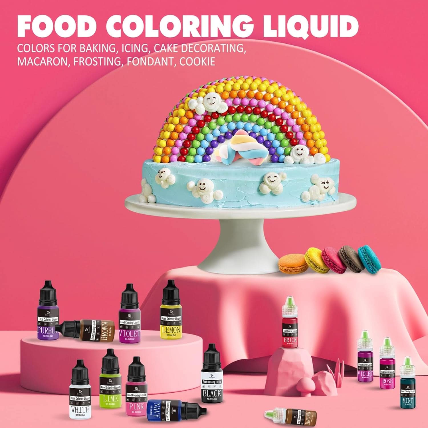 Colorante alimentare liquido, 10 ml Naty Shop
