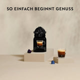 Macchina per caffè espresso a capsule Nespresso De'Longhi EN 80.B Inissia, pompa ad alta pressione e funzione di risparmio energetico, spegnimento automatico dopo 9 minuti, volume della tazza per espresso e lungo, serbatoio dell'acqua da 0,7 l, nero