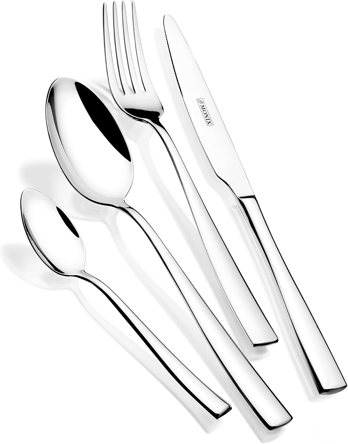 Monix Siena - Servizio posate 24 pezzi, acciaio inox, per 6 persone Naty Shop 24 pezzi Modern