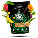 Green Mate Mango Verde e Maracuya 0,5 Kg | Tè alla frutta Mate | Il gusto esotico del tè Mate Il potere del raffreddamento | Stimolazione naturale | Tè Mate dal Brasile | 500 g
