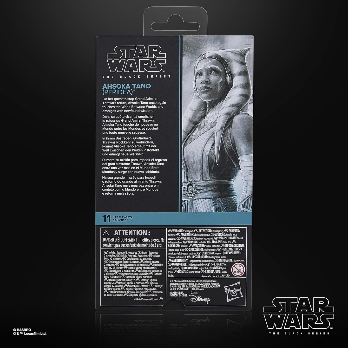 Star Wars Black Series Ahsoka Tano (Peridea), Action Figure da collezione Ahsoka, Action figures 15 cm Naty Shop