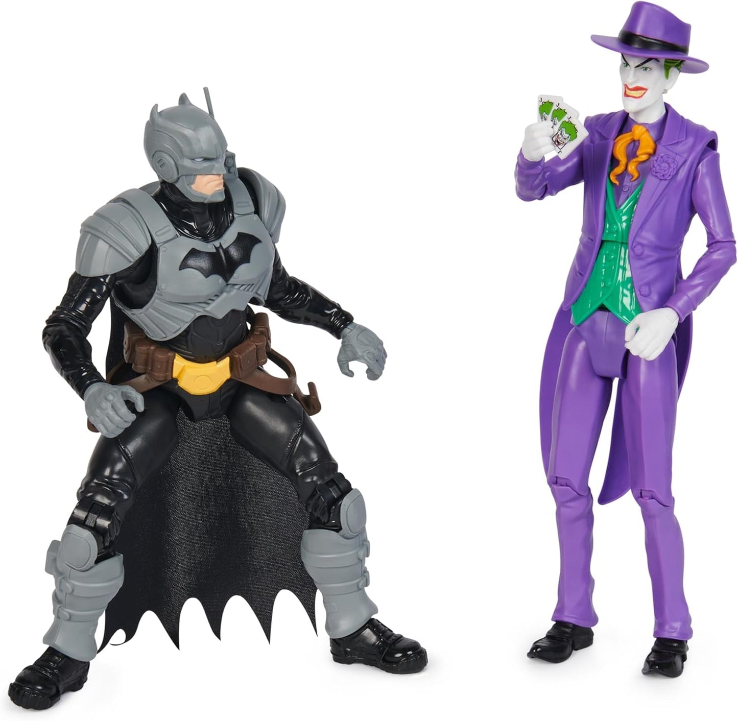 DC Batman Adventures Set Batman Vs. Joker Action Figure, 30 cm - 2 Figure Completamente Mobili con 12 Ingranaggi per Emozionanti Giochi di Ruolo, Giocattolo per 4+ Action Figure per Bambini Naty Shop