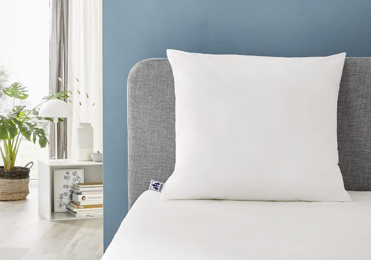 Cuscino Irisette Noblesse - Made in Germany - Cuscino sfoderabile in puro cotone, 80 X 80 cm, cuscini standard Naty Shop certificato Oeko-Tex