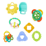 Bright Starts Little Shakers Set regalo da 6 pezzi - Sonagli e dentini per bambini Senza BPA Facile da catturare Unisex Neonato+
