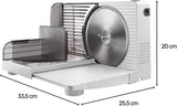 Cutmaster Compact, affettatrice, acciaio inox, 100 W Trituratori e Affettatrici Naty Shop