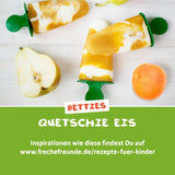FRECHE FREUNDE Pesca Mela Banana Avena Purea di frutta biologica con cereali in un sacchetto comprimibile per bambini 6 mesi+ Vegano Confezione da 6 (6 x 100 g)