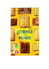 LEIBNIZ Minis Choco, confezione da 12 piccoli biscotti croccanti al cioccolato al latte, confezione sfusa per la conservazione o la vendita (12 x 125 g)