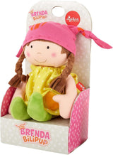 SIGIKID 39411 Piccola bambola morbida per bambina, giocattolo per bambini, consigliata dai 6 mesi, giallo