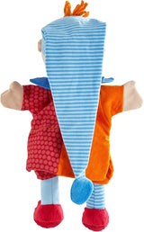 Burattino da mano HABA Kasper – A partire da 18 mesi, Lavabile a 30°C, Ideale per burattini e giochi di ruolo, teatro delle marionette – 2011866001