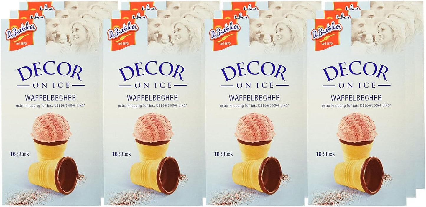 Debeukelaer Decor on Ice - Confezione di waffle, confezione da 12 (12 x 60 g)