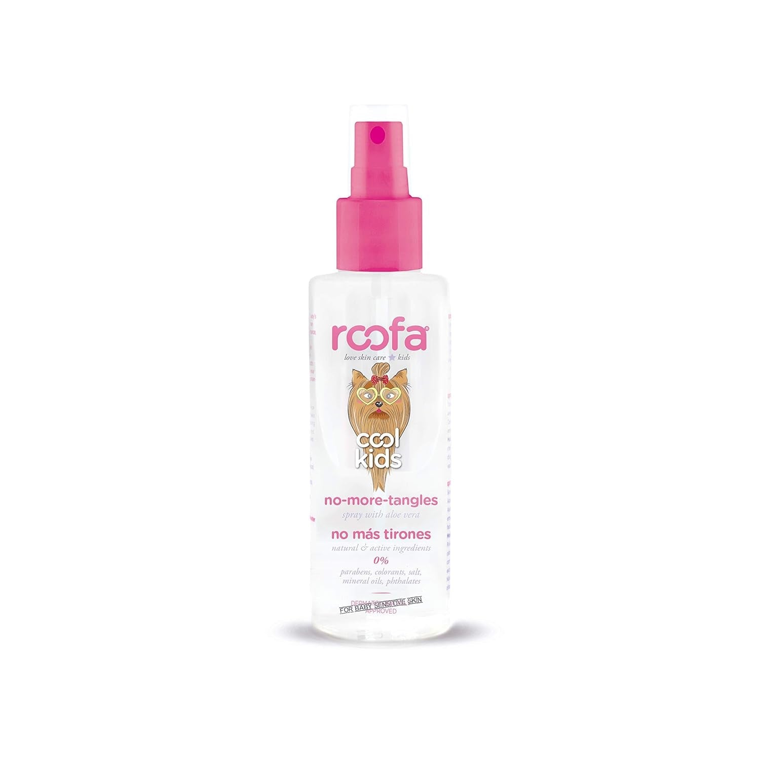 Cool Kids Spray antigroviglio per bambini, 100 ml, Spagna, 92,8% naturale, con aloe vera, seta e pantenolo, prodotti districanti al profumo di fragola Naty Shop Default Title