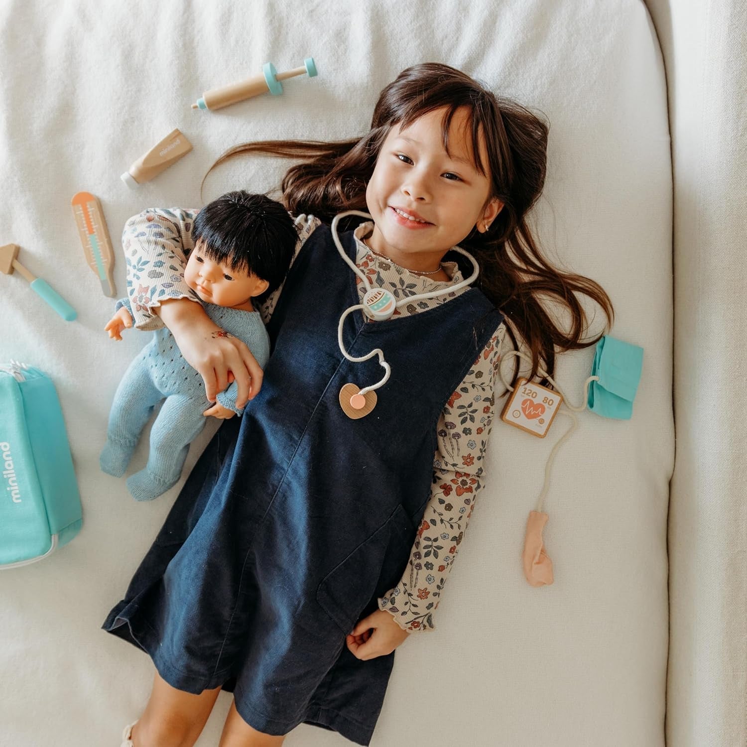 Miniland Baby Doll Ragazzo Asiatico 38 cm-31055