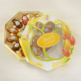 Selezione di uova di cioccolato | 288 g| 2 x Uova crestate e tartufi al cioccolato | 3 x 90 g | I migliori tartufi Marc de Champagne al cioccolato bianco | Cioccolato pasquale | Dono di cioccolato