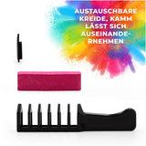 Set di gessi per capelli Magicat per ragazze I 10 colori lavabili e 5 elastici per capelli I Regalo per ragazze da 4 a 10 anni I Regalo creativo per la festa di compleanno dei bambini 2025 I Tinture per capelli sicure e colorate Naty Shop