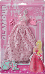 Simba 105723369 - Steffi Love Glamour / Set vestiti per bambole / 3 articoli assortiti / È incluso un solo articolo / Abito da ballo per tutte le bambole da 29 cm / Bambola non inclusa