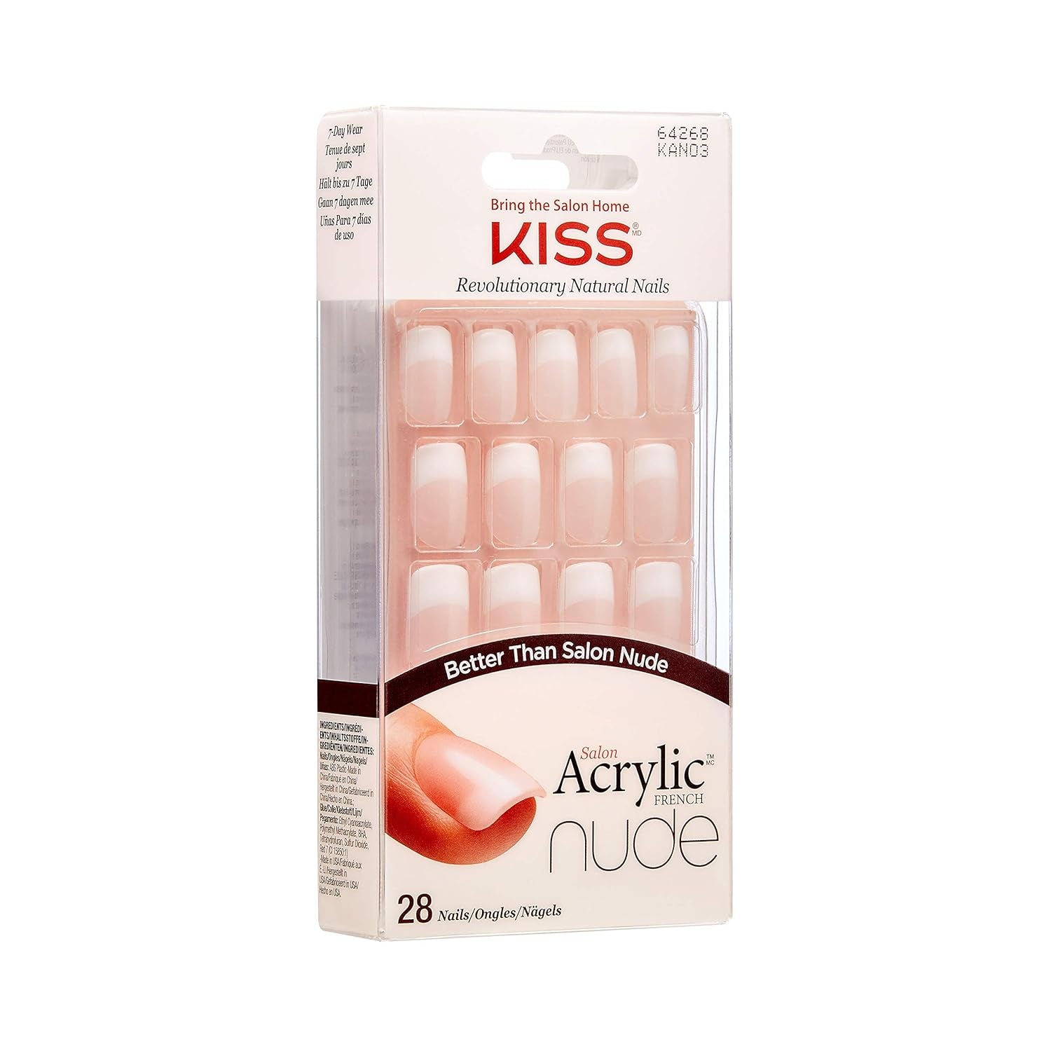 Kiss Nude Nails Cashmere & Nude Nails Unghie stupende