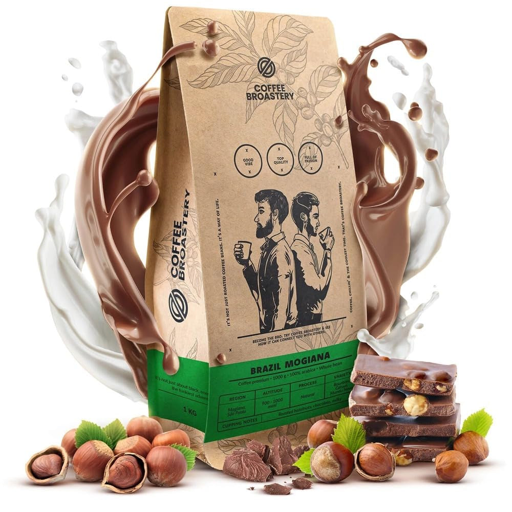 Set caffè in grani 3x1kg 3000g | Brasile Guaxupe | Brasile Mogiana | Brasile Cerrado | Brasile | Caffè speciale | Appena fritto